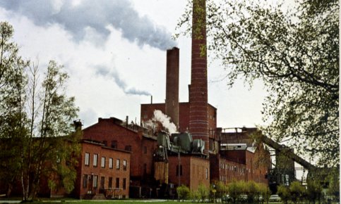 Sulfatfabriken i mitten av 1970-talet