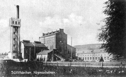 Sulfitfabriken i början av 1900-talet