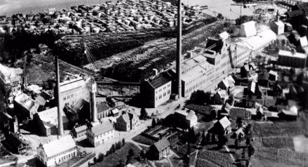 Sulfit- och sulfatfabriken 1932